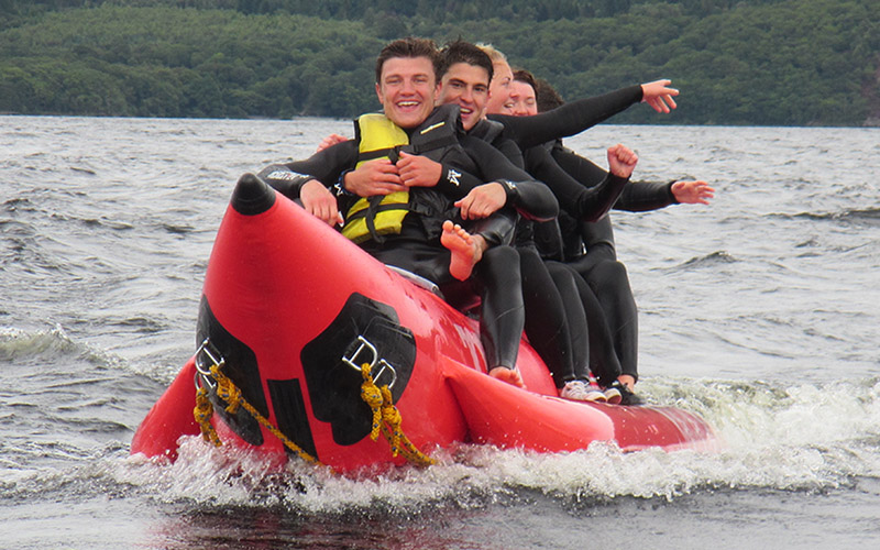 WATER SPORTS: Banana Boat group fun
