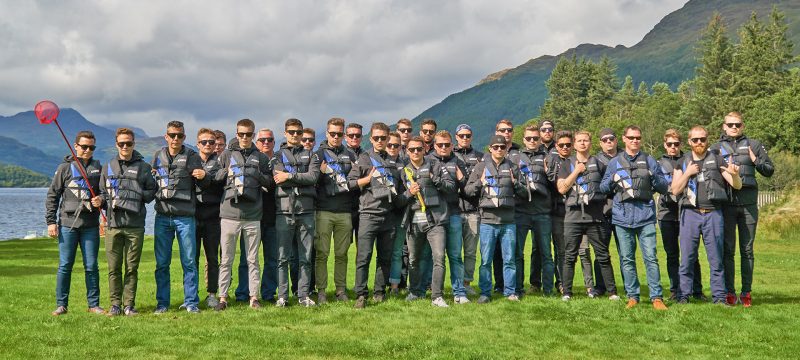 A Corporate Group on a speedboat pub tour