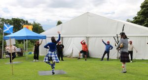 Scottish traditional dancing at corporate highland games