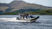 Group on humber speedboat in Loch Lomond