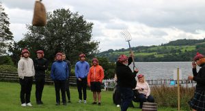 Corporate Island Fun Day Sheaf toss