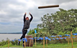 Island Fun day corporate caber toss