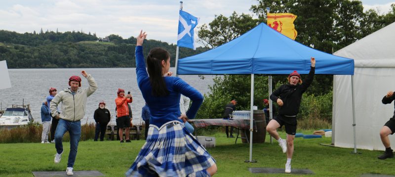 Highland Games as part of a corporate Island Fun Day