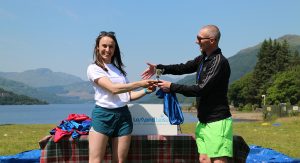 Award ceremony at a Team challenge