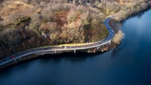 Road along Loch Lomond