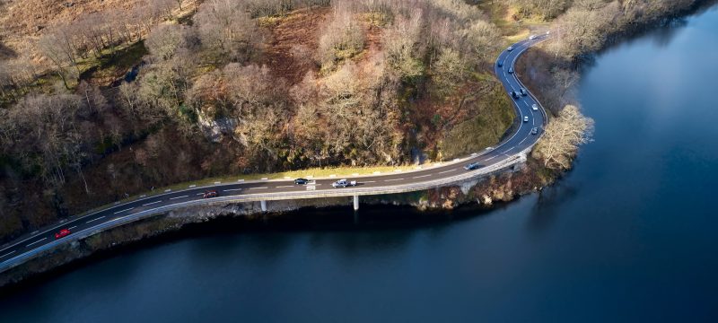 Road along Loch Lomond